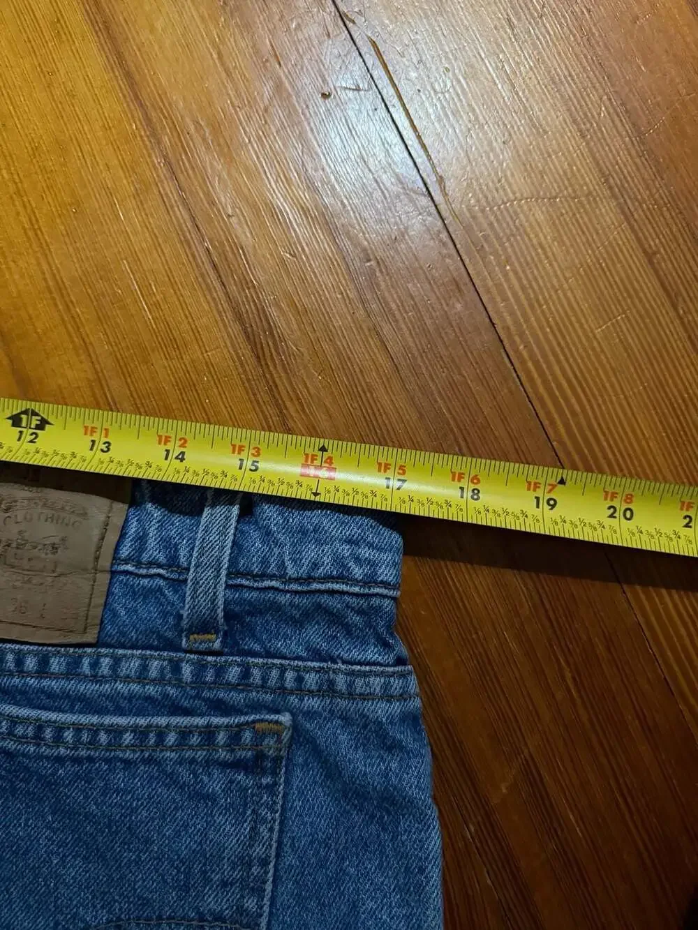 Vintage Levi's 517 Relaxed Fit Orange Tab Jeans 34x31 (tagged 36x34)